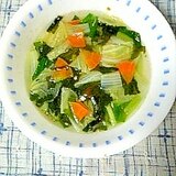 ☆わかめ野菜中華スープ☆